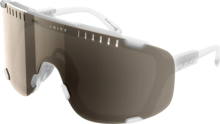POC Devour transparent crystal/clarity trail-partly sunny silver cat 2