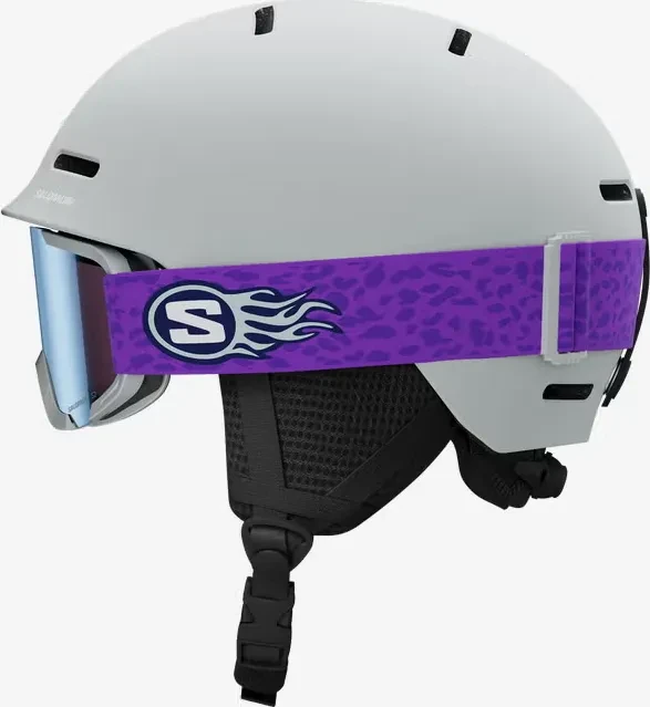 Salomon Player Combo Helm ice flow (Junior)