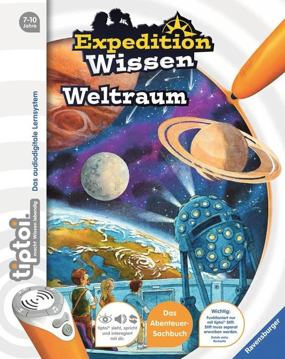 Ravensburger tiptoi Buch: Expedition Wissen: Weltraum