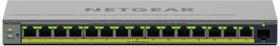 Netgear GS100 Desktop Gigabit Smart Switch, 15x RJ-45, 1x SFP, 231W PoE+ (GS116EPP-100)
