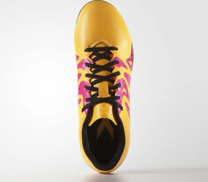 adidas X15.4 FG solar gold/core black/shock pink (Junior)