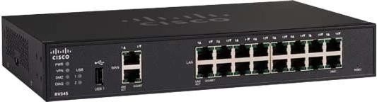 Cisco RV345 Gigabit Router, 18x RJ-45