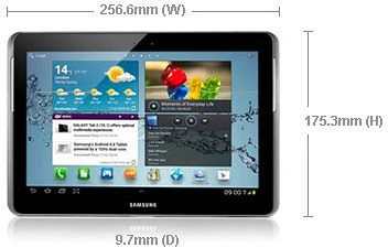 Samsung Galaxy Tab 2 10.1 P5110, schwarz, 32GB