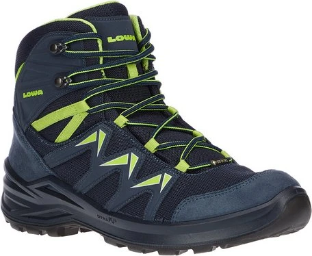 Lowa Innox Pro GTX Mid steel blue/lime (Junior)