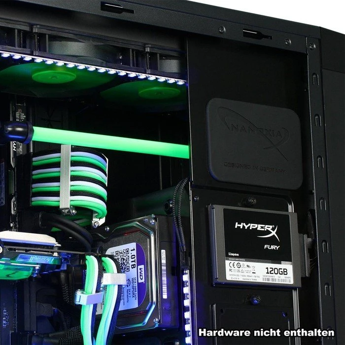 Nanoxia CoolForce 2 Rev. B schwarz, schallgedämmt
