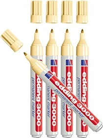edding 3000 Permanentmarker hellorange, 5er-Pack