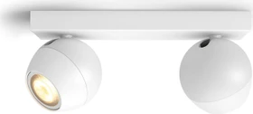 Philips Hue White Ambiance Buckram 2-flammig weiß