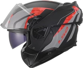 LS2 FF910 Advant II Glide schwarz/grau/rot