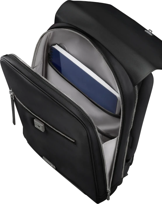 Samsonite Zalia 3.0, Rucksack, 14.1", mit Überschlag, schwarz