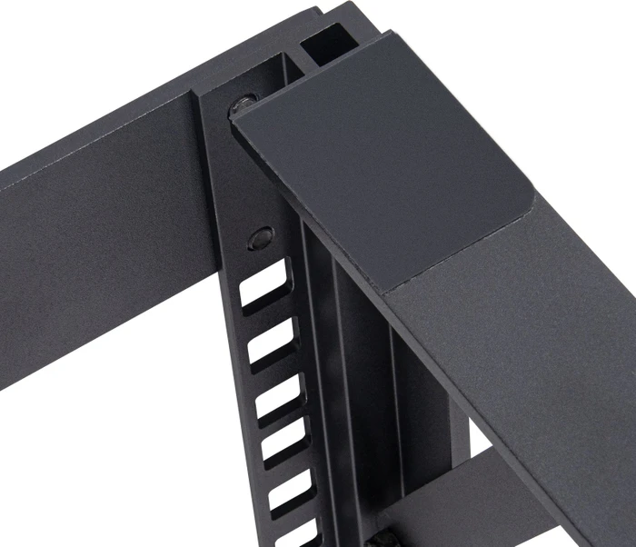 SilverStone 19" Open Frame Rack, RK06U-OF 6HE, Universalgestell, schwarz, 330mm tief
