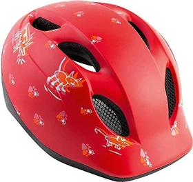 MET Super Buddy Kinderhelm red animals/matt