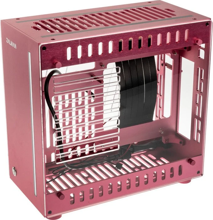 Zalman Z-Machine 300 pink, Acrylfenster, Mini-ITX