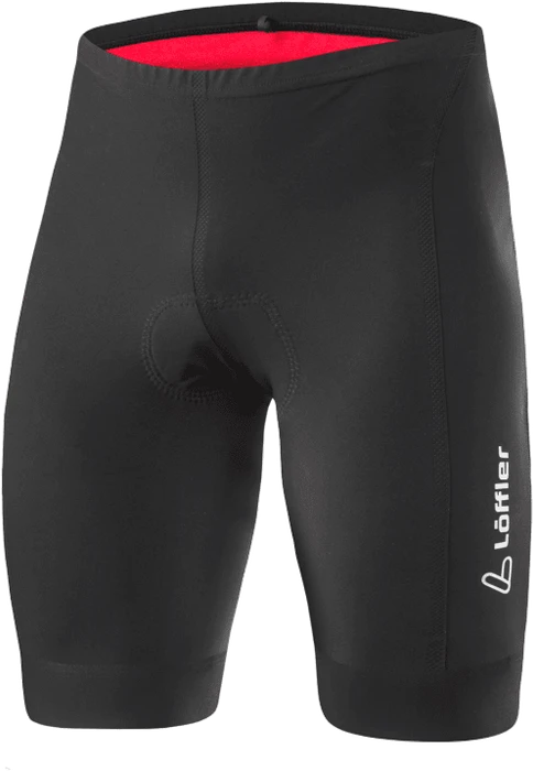 Löffler Hotbond Tights Fahrradhose kurz schwarz (Herren)