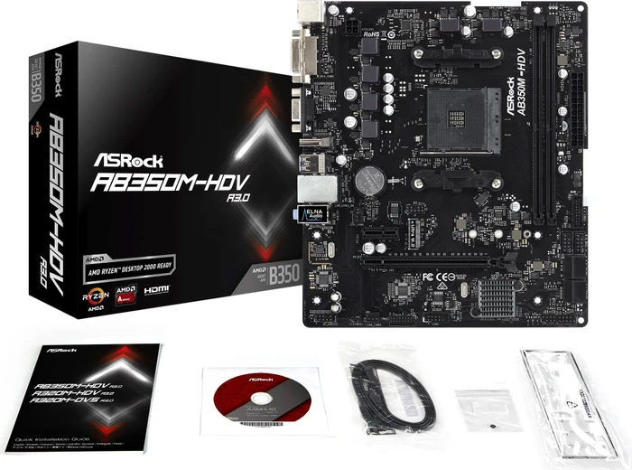 ASRock AB350M-HDV R3.0 (AMD AM4)