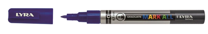 Lyra Graduate Mark All Permanentmarker 0.7mm dunkelblau