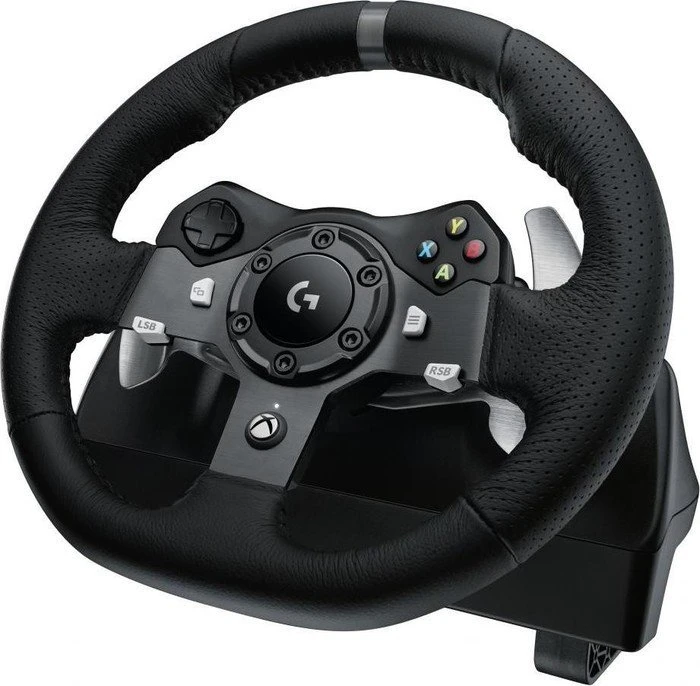 Logitech G920 Driving Force USB inkl. Astro A10 Headset weiß (Xbox SX/Xbox One/PC)