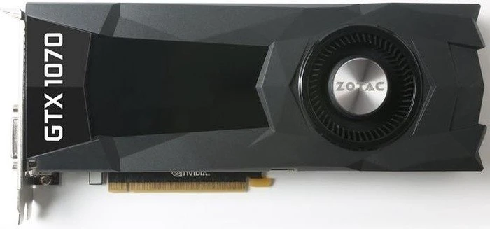 Zotac GeForce GTX 1070 OEM, 8GB GDDR5, DVI, HDMI, 3x DP