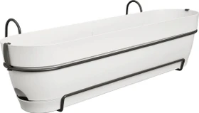 Elho Vibia Campana All-In-1 oval 70x26cm seidenweiß