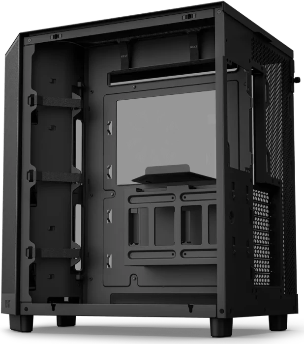 NZXT H6 Flow Black, schwarz, Glasfenster