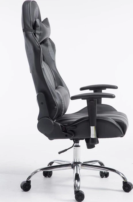 CLP Racing Limit V2 Kunstleder Gamingstuhl, schwarz/grau