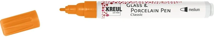 Kreul Glass & Porcelain Pen Classic medium orange