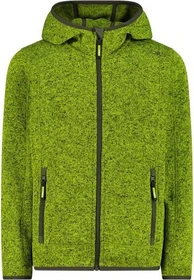 CMP Fix Hood Fleece Funktionsjacke mela/oil green (Junior)