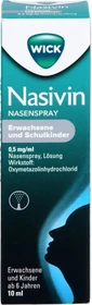 Nasivin Spray für Erwachsene und Schulkinder 0.05%, 10ml