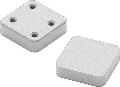 Glorious GMMK Wireless Numpad Blank Badge White Ice, Numpad-Zubehör, weiß