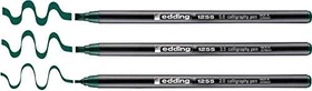 edding 1255 Kalligrafiestift flaschengrün sortiert, 3er-Set