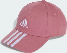 adidas 3-Streifen Cotton Twill Baseball Kappe preloved crimson/white