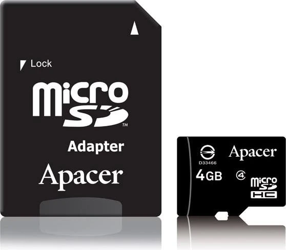 Apacer 4GB Kit, Class 4