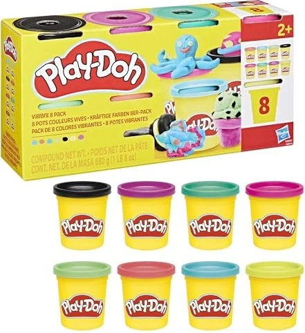 Hasbro Play-Doh Knete 8er-Pack kräftige Farben