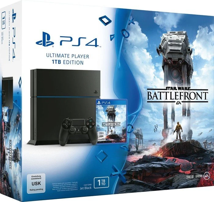 Sony PlayStation 4 - 1TB Star Wars: Battlefront Bundle schwarz