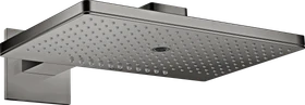 Hansgrohe Axor ShowerSolutions Kopfbrause 460/300 3jet eckig mit Brausearm polished black chrome