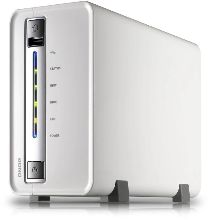 QNAP Turbo Station TS-212P, 512MB RAM, 1x RJ-45 1000Base-T, 2x USB-A 3.0