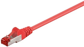 MicroConnect Patchkabel, Cat6, F/UTP, RJ-45/RJ-45, 10m, rot