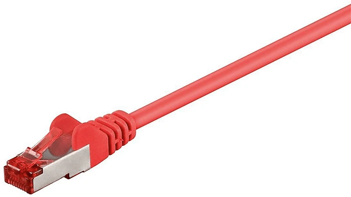 MicroConnect Patchkabel, Cat6, F/UTP, RJ-45/RJ-45, 10m, rot
