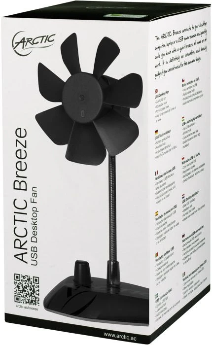 ARCTIC Breeze Color Tischventilator schwarz