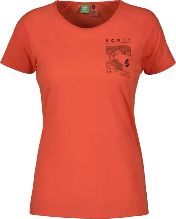 Scott Defined Dri Trikot kurzarm astro red (Damen)