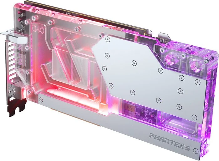Phanteks Glacier G40 ASUS, RTX 4080 Strix & TUF chrome, mit Backplate