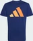 adidas Essentials T-Shirt kurzarm dark blue/semi ice tangerine/pure tangerine/pure orange (Junior) Vorschaubild
