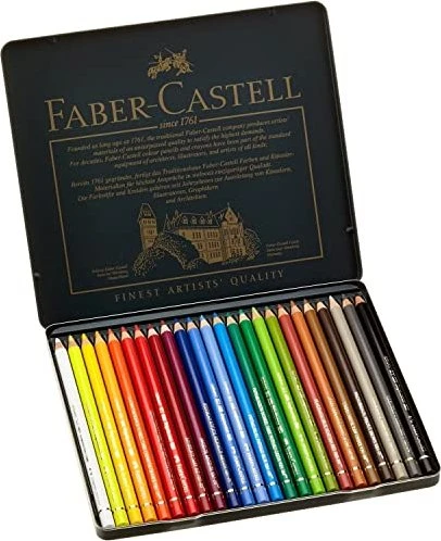 Faber-Castell Polychromos Buntstifte im Metalletui - 24 Farben Image