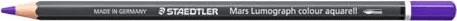 Staedtler Mars Lumograph colour aquarell 104 Aquarellstift violett hell, Kartonetui, 6er-Pack