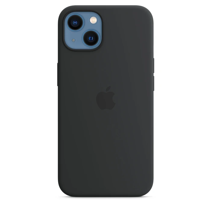 Apple Silikon Case mit MagSafe für iPhone 13 Mitternacht
