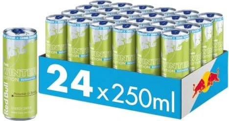 Red Bull The Winter Edition Pistachio & Berries Sugarfree 24x 250ml