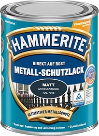 Hammerite Metallschutz-Lack außen matt anthrazitgrau,    250ml