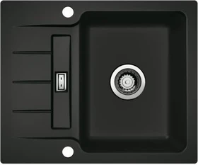 Naber LineUP 2F flächenbündig Becken reversibel nero