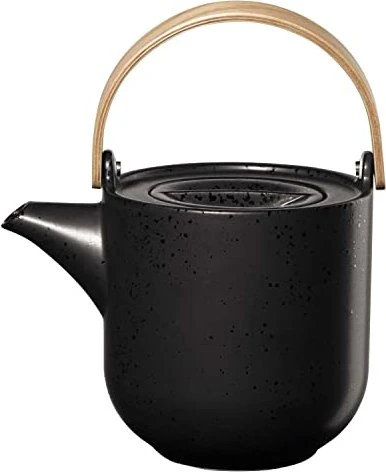 ASA Selection coppa kuro Teekanne mit Holzgriff 1l