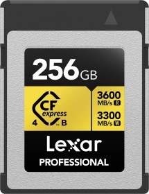 Lexar Professional GOLD R3600/W3300 CFexpress 4.0 Type B 256GB