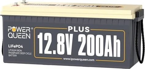 Power Queen LiFePO4 200Ah Akku 12V